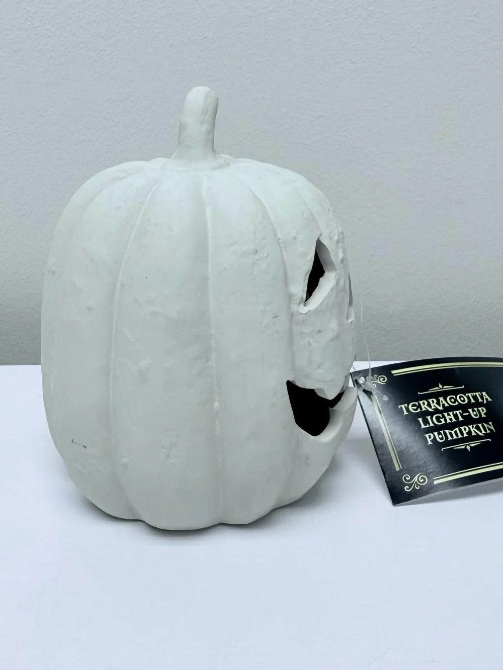 Terracotta Light-Up Pumpkins Cream Jack O'lantern - Bullseye's Playground™ 2026